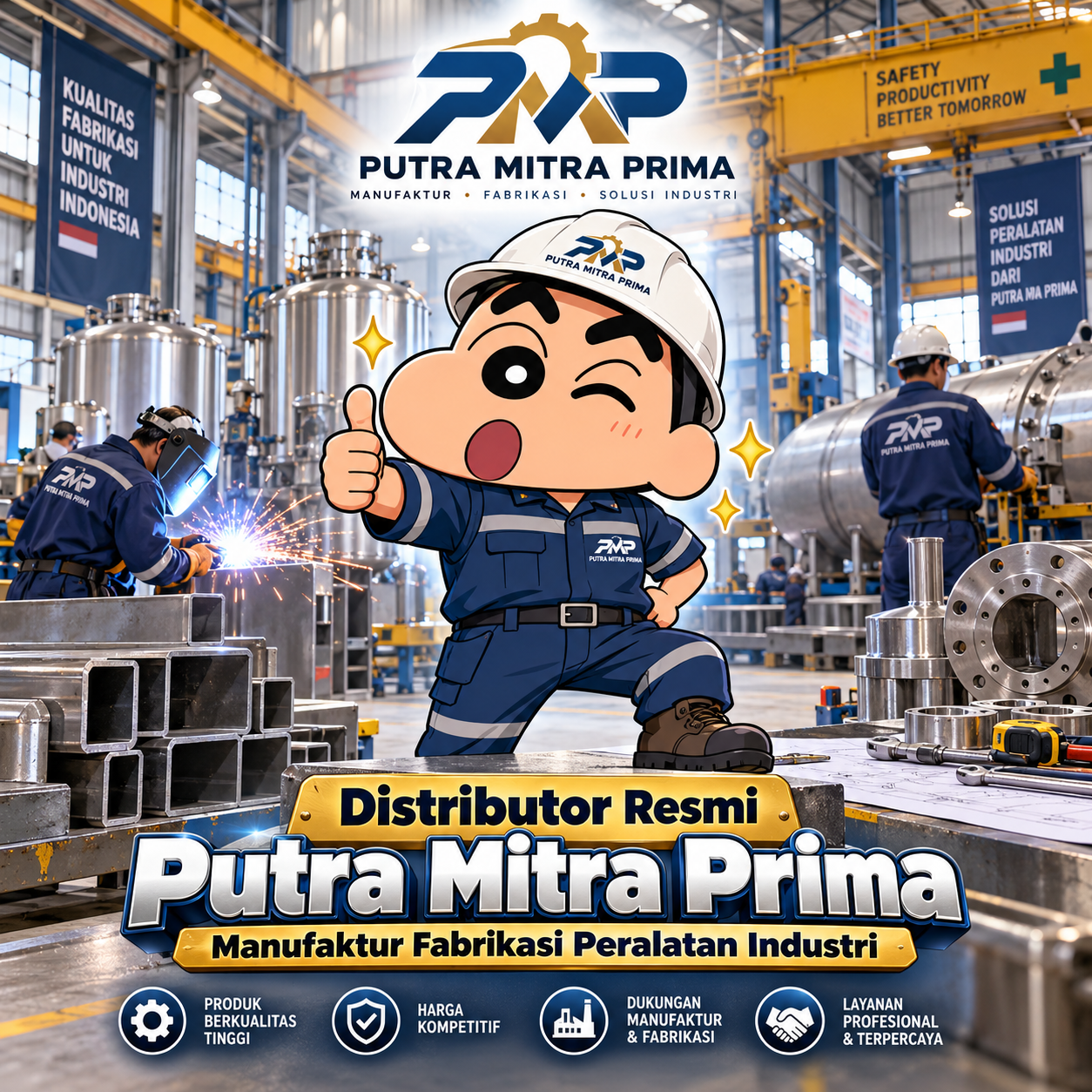PRIMATOTO | Distributor Resmi Putra Mitra Prima Manufaktur Fabrikasi Peralatan Industri