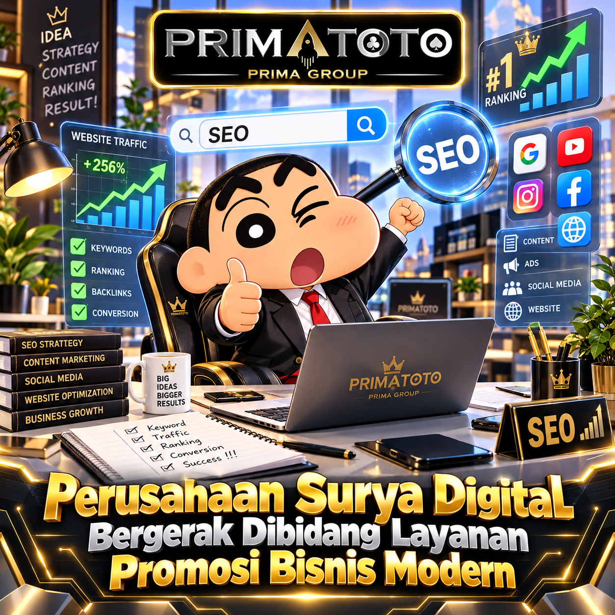 SURYATOTO: Perusahaan Surya Digital Bergerak Dibidang Layanan Promosi Bisnis Modern
